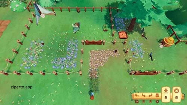 Paleo Pines gameplay featuring a cozy dinosaur ranch, colorful landscapes, friendly dinosaurs, and peaceful farming activities.