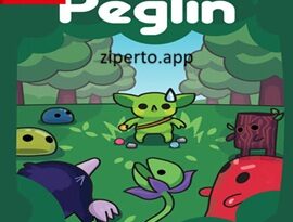 Peglin gameplay featuring magical orb attacks, pachinko-inspired combat, fantasy monsters and colorful pixel-art strategy battles.