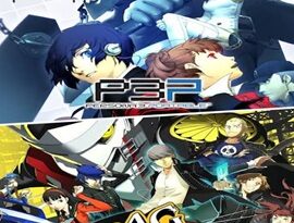 Persona 3 Portable & Persona 4 Golden Bundle gameplay featuring Persona battles, anime characters, dungeon exploration, social links, and JRPG adventures.