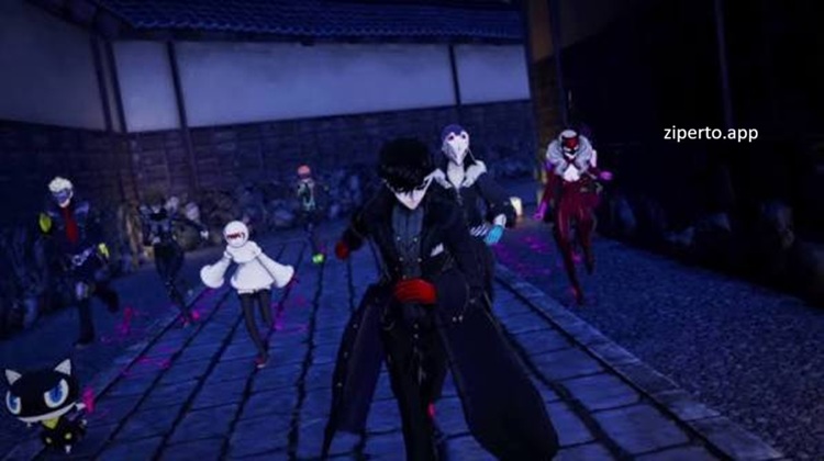 Persona 5 Strikers gameplay featuring Phantom Thieves battling Shadows, stylish anime combat and action RPG exploration across Japan.