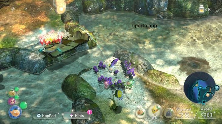 Pikmin 3 Deluxe 2026 gameplay featuring colorful Pikmin, vibrant landscapes, strategic exploration, puzzle-solving and Nintendo Switch adventure.