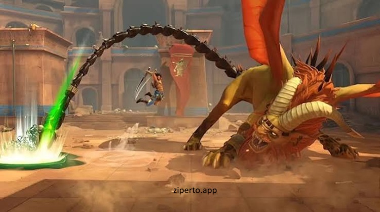 Prince of Persia: The Lost Crown Deluxe Edition gameplay featuring Sargon, fast-paced sword combat, Time Powers, platforming and mythical exploration.