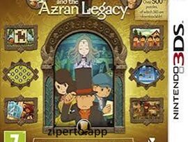 Professor Layton and the Azran Legacy gameplay featuring Professor Layton, puzzle solving, mystery investigations, animated characters, and adventure.