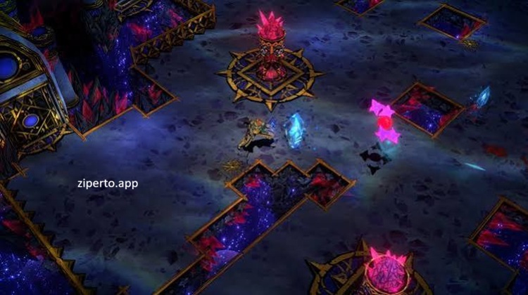 SWORN gameplay showing a brave knight battling enemies in a dark Arthurian fantasy world filled with magical attacks.