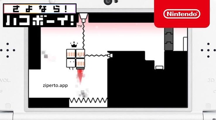 Sayonara! HakoBoy! 2026 gameplay featuring Qbby solving box-based puzzles, creative platforming and puzzle adventure challenges.