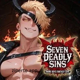 Seven Deadly Sins: Anime Boys Fantasy Love gameplay featuring charming anime characters in a colorful fantasy romance setting.