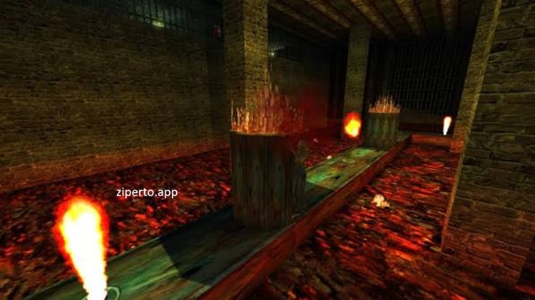 Shadow Man Remastered gameplay showing Shadow Man exploring a dark supernatural world and battling terrifying enemies.