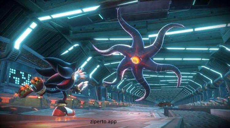 Sonic X Shadow Generations gameplay featuring Sonic and Shadow, high-speed platforming, colorful stages, powerful abilities, and action adventure.