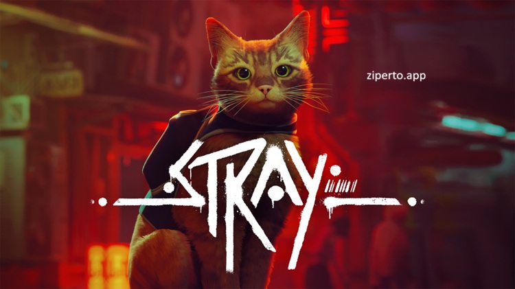 Stray gameplay featuring a lost cat exploring a mysterious neon-lit city filled with robots and hidden secrets.