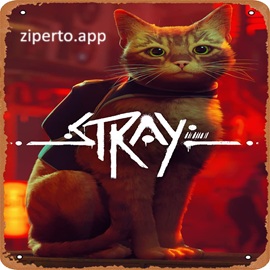 Stray gameplay featuring a lost cat exploring a mysterious neon-lit city filled with robots and hidden secrets.