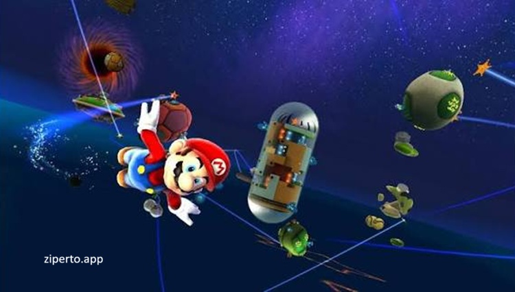 Super Mario 3D All-Stars gameplay featuring classic 3D platforming, Mario exploring colorful worlds, collecting Power Stars, and Nintendo Switch action.