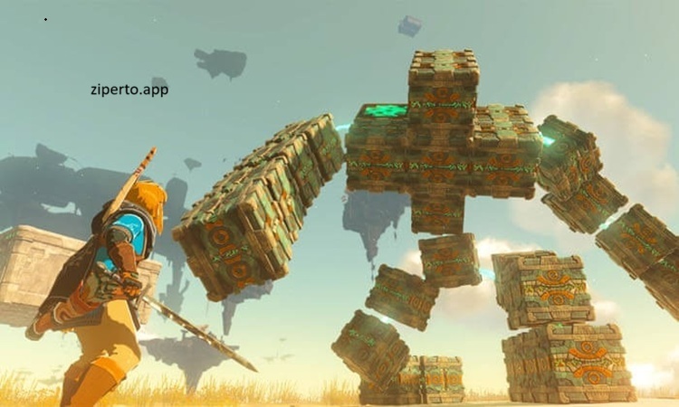 Tears of the Kingdom gameplay featuring Link exploring Hyrule with action and adventure.