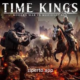 Time Kings: Modern War in Medieval Age gameplay featuring modern soldiers, medieval castles, advanced weapons, tactical battles and strategy warfare.