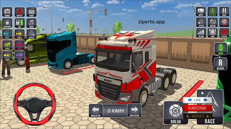 Truck Simulator Driver 2026 gameplay featuring realistic truck driving, cargo delivery missions and immersive highway environments.