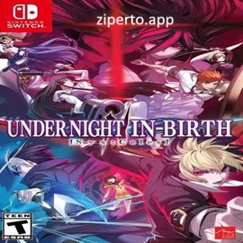 UNDER NIGHT IN-BIRTH II Sys:Celes Deluxe Edition gameplay featuring anime-style fighters battling with powerful special attacks.