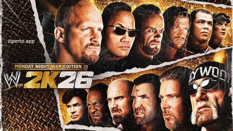 WWE 2K26 Standard Edition 2026 gameplay featuring WWE Superstars, realistic wrestling action, and championship matches.