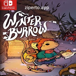 Winter Burrow gameplay featuring a small mouse exploring snowy forests, crafting supplies and building a cozy underground burrow.
