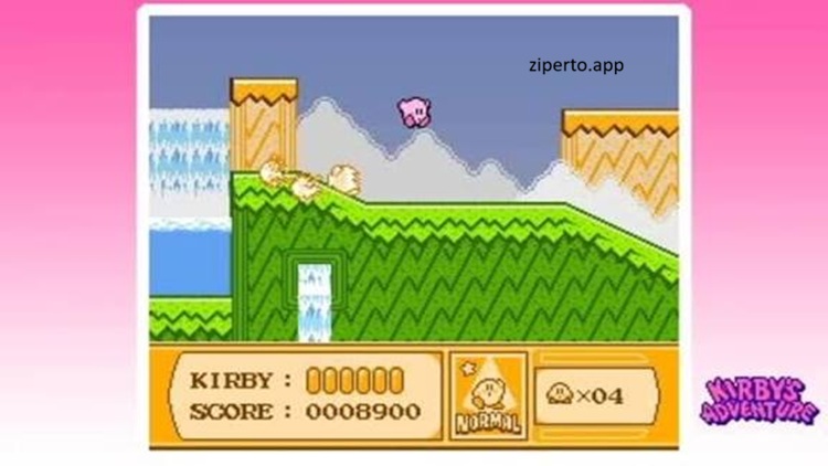 Kirby 2026 exploring a colorful Dream Land stage with enemies and platforms.