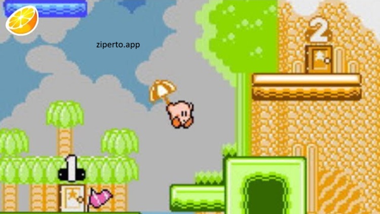Kirby 2026 exploring a colorful Dream Land stage with enemies and platforms.