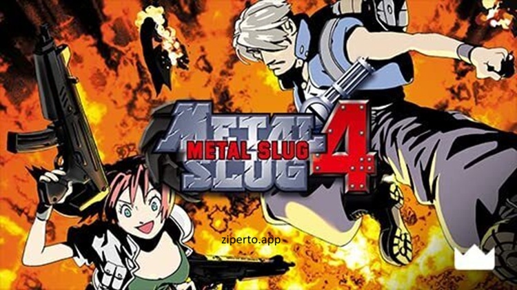 ACA NEOGEO Metal Slug 4 2026 featuring pixel-art soldiers, powerful weapons and arcade shooting action.