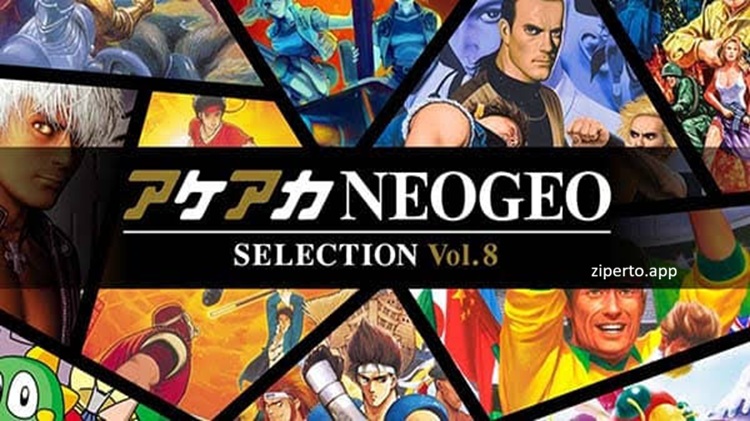 ACA NEOGEO Selection Vol. 8 2026 featuring arcade games, fighting action, pixel art and iconic NEOGEO characters.