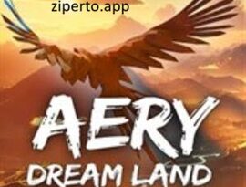 Aery – Dream Land gameplay showing a bird flying through colorful floating islands and peaceful exploration.