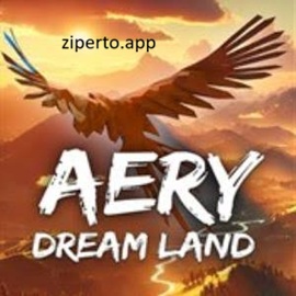 Aery – Dream Land gameplay showing a bird flying through colorful floating islands and peaceful exploration.