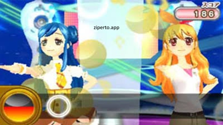Aikatsu! Cinderella Lesson 2026 featuring a young idol in a colorful outfit during an academy performance.