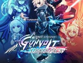 Armed Blue Gunvolt Striker Pack 2026 featuring Gunvolt with electric attacks across futuristic 2D action stages.