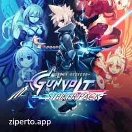 Armed Blue Gunvolt Striker Pack 2026 featuring Gunvolt with electric attacks across futuristic 2D action stages.