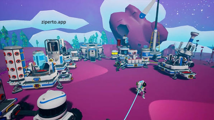 Astroneer 2026 featuring astronauts, colorful alien planets, space bases, vehicles and planetary exploration.