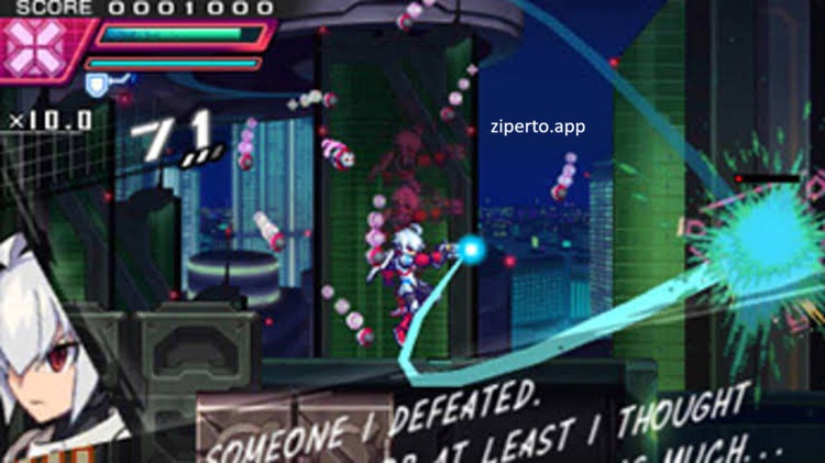 Azure Striker Gunvolt 2 2026 using electric attacks against enemies across a futuristic 2D action platforming stage.