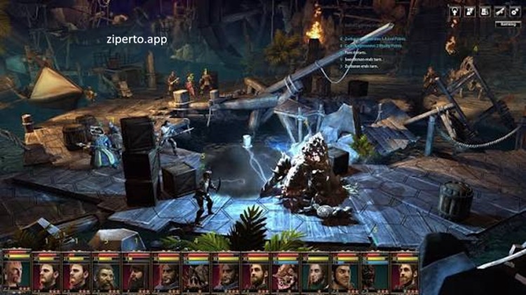 Blackguards 2 gameplay featuring tactical battles, dark fantasy heroes, strategic combat and dangerous enemy encounters.