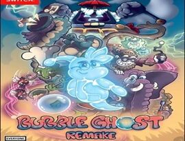 Bubble Ghost Remake 2026 gameplay with a ghost guiding a bubble through obstacles.