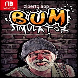 Bum Simulator gameplay featuring open-world survival, crafting, shelter building and humorous street adventures.