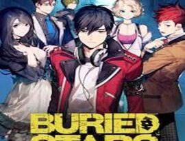 Buried Stars 2026 characters investigating a mysterious accident inside a collapsed reality show stage.
