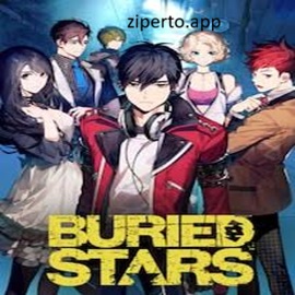 Buried Stars 2026 characters investigating a mysterious accident inside a collapsed reality show stage.