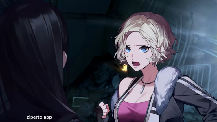 Buried Stars 2026 characters investigating a mysterious accident inside a collapsed reality show stage.