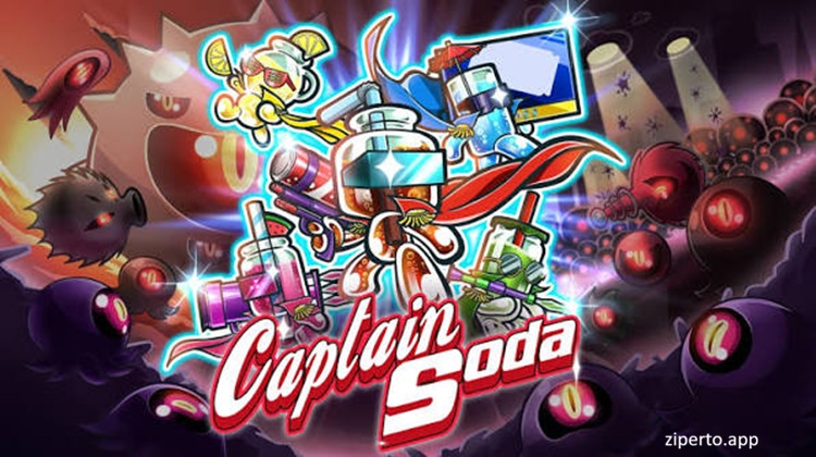 Captain Soda 2026 battling enemies with colorful weapons in a fast-paced 2D platform shooter.