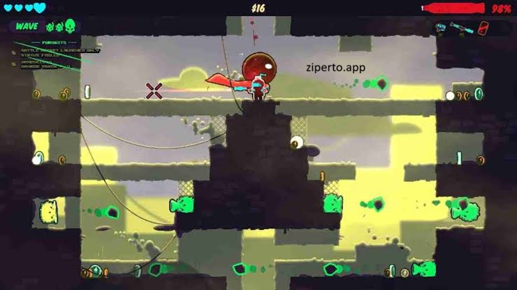 Captain Soda 2026 battling enemies with colorful weapons in a fast-paced 2D platform shooter.