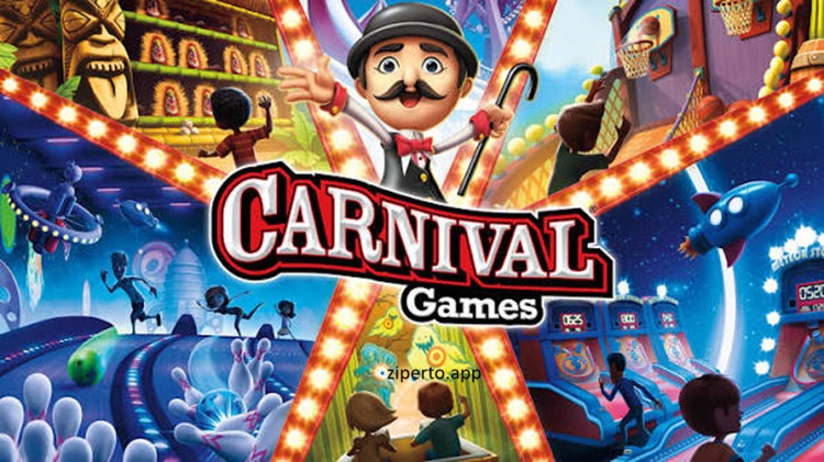 Carnival Games 2026 featuring mini-games, prizes and playful characters in a fairground setting.