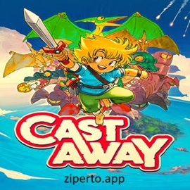 Castaway gameplay showing a stranded hero exploring a mysterious island, battling creatures and searching for hidden paths.