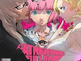 Catherine: Full Body 2026 featuring Vincent with Catherine, Katherine and Rin in a stylish anime puzzle adventure.