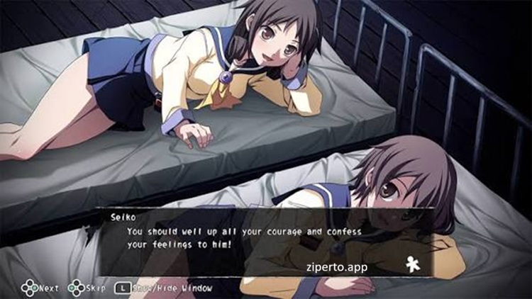 Corpse Party 2026 exploring a haunted school filled with dark corridors and supernatural threats.