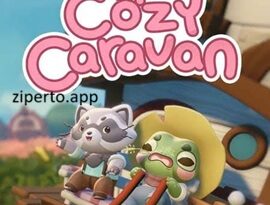 Cozy Caravan 2026 showing caravan traveling through a peaceful countryside with friendly animal characters.