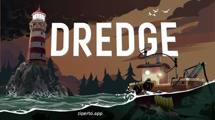 DREDGE 2026 featuring a fishing boat, mysterious ocean, strange fish, remote islands and supernatural exploration.