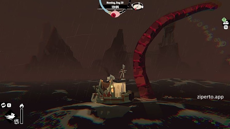 DREDGE 2026 featuring a fishing boat, mysterious ocean, strange fish, remote islands and supernatural exploration.