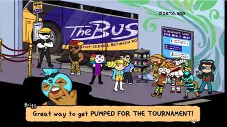 Deathbulge: Battle of the Bands showing musicians battling strange enemies with music-themed attacks into RPG world.