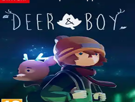 Deer & Boy gameplay showing a young boy traveling through a forest in a cinematic adventure setting.