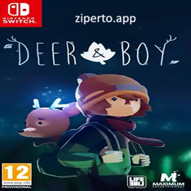 Deer & Boy gameplay showing a young boy traveling through a forest in a cinematic adventure setting.